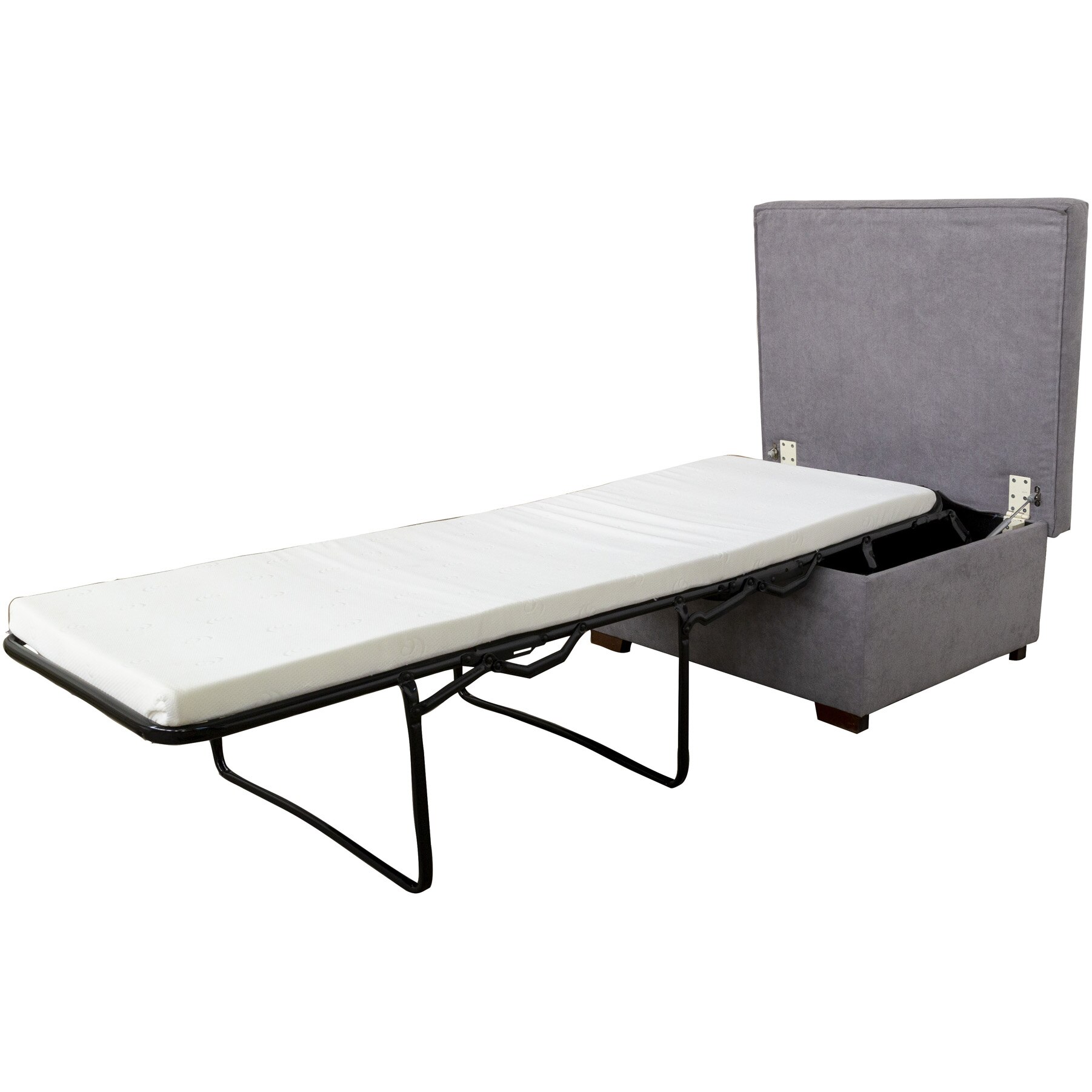 Taburet extensibil Kring Love ,93x44x77 cm, suprafata dormit 185x65 cm, culoare Gri cenusiu